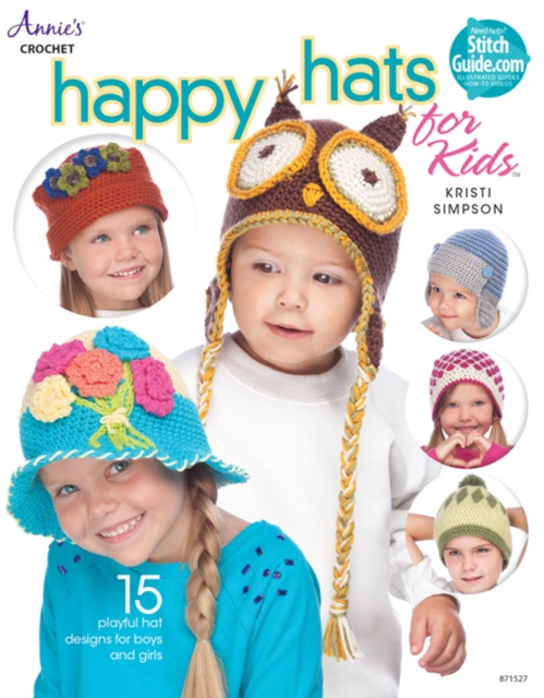 Coperta cărții 'Happy Hats for Kids - Kristi Simpson'