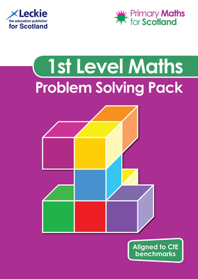 Coperta cărții 'Primary Maths for Scotland - Primary Maths for Scotland First Level Problem-Solving Pack: For Curriculum for Excellence'