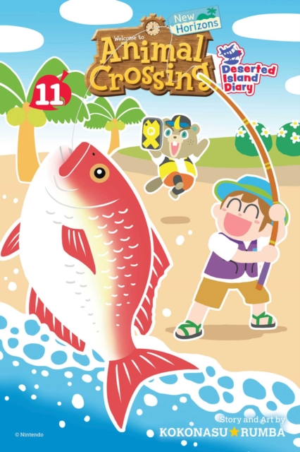 Coperta cărții 'Animal Crossing: New Horizons, Vol. 11: Deserted Island Diary - Kokonasu Rumba'