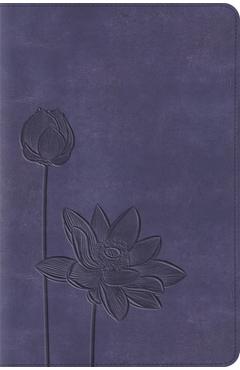 ESV Compact Bible (Trutone, Lavender, Bloom Design) -