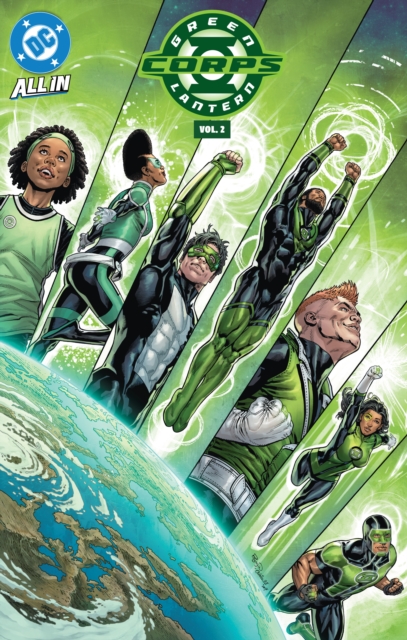 Coperta cărții 'Green Lantern Corps Vol. 2: A New World - Jeremy Adams'