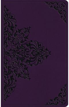 Coperta cărții 'ESV Large Print Value Thinline Bible (Trutone, Lavender, Filigree Design) -'