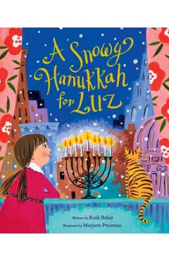 Coperta cărții 'A Snowy Hanukkah for Luz - Ruth Behar'