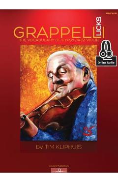 Coperta cărții 'Grappelli Licks: The Vocabulary of Gypsy Jazz -'