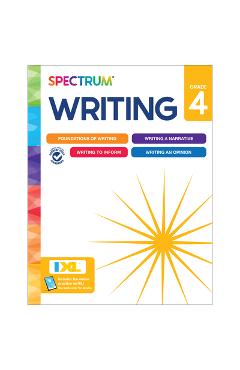Coperta cărții 'Spectrum Writing Workbook, Grade 4 -'