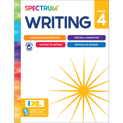 Coperta cărții 'Spectrum Writing Workbook, Grade 4 -'