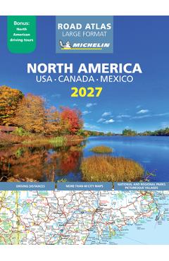 Coperta cărții 'Michelin North America Large Format Road Atlas 2027 -'