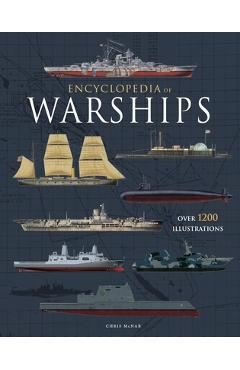 Coperta cărții 'Encyclopedia of Warships: Over 1200 Illustrations - Chris Mcnab'