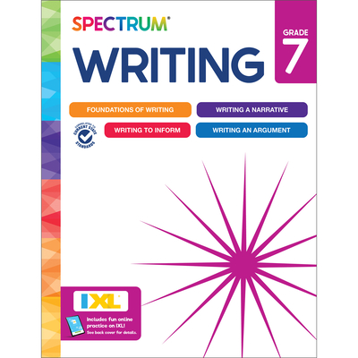 Coperta cărții 'Spectrum Writing Workbook, Grade 7 -'