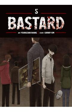 Coperta cărții 'Bastard (Webtoon) Vol. 5 - Carnby Kim'
