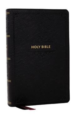 Coperta cărții 'KJV Personal Size Large Print End-Of-Verse Reference Bible, Black Leathersoft, Red Letter, Comfort Print (Thumb'