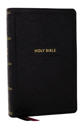 Coperta cărții 'KJV Personal Size Large Print End-Of-Verse Reference Bible, Black Leathersoft, Red Letter, Comfort Print (Thumb'
