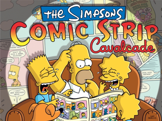 Coperta cărții 'The Simpsons Comic Strip Cavalcade: The First Collection of Simpsons Sunday Strips - Matt Groening'