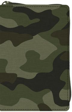 Coperta cărții 'ESV Compact Bible (Canvas with Zipper, Camo Design) -'