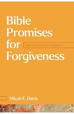 Coperta cărții 'Bible Promises for Forgiveness - Micah E. Davis'