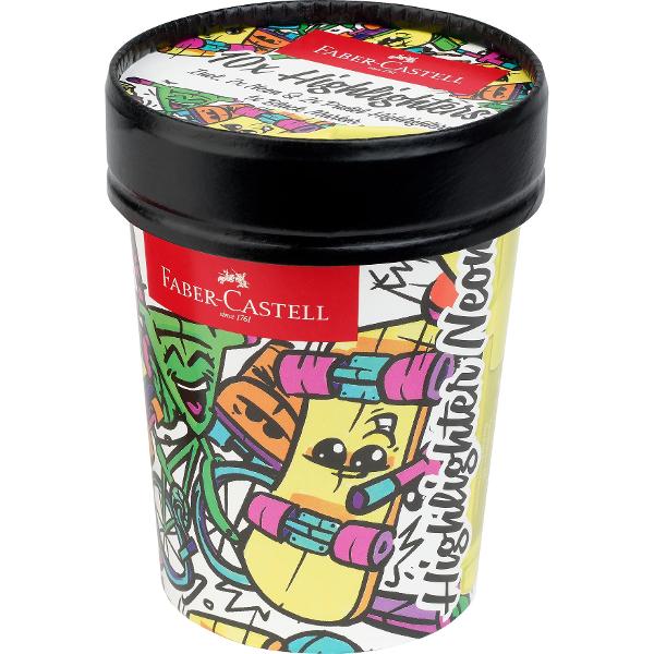 Set 10 evidentiatoare textmarker superfluorescent