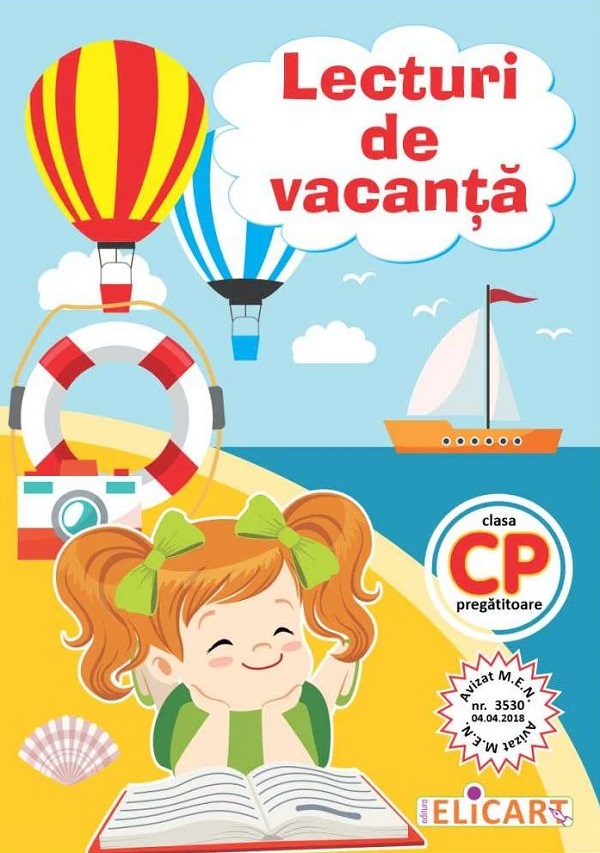 Coperta cărții 'Lecturi de vacanță - Clasa pregătitoare'