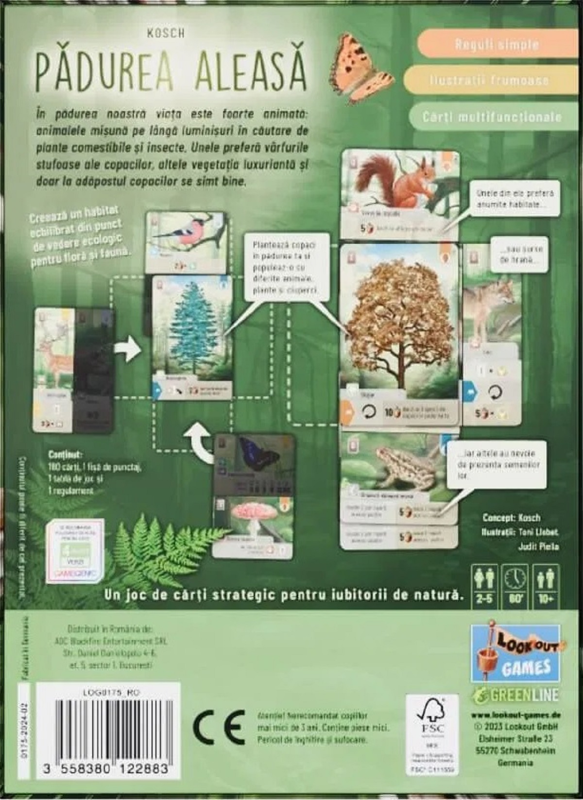 Imaginea produsului 'Joc de societate: Pădurea aleasă'