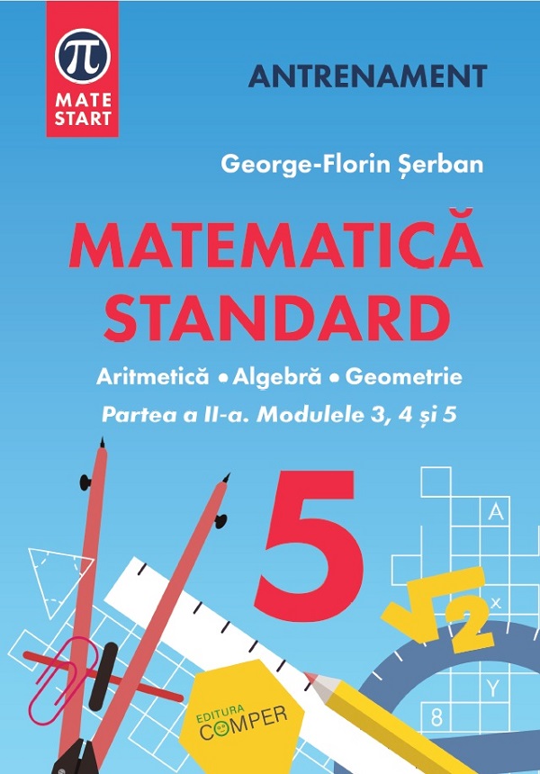 Coperta cărții 'Matematică - Clasa 5 Partea 2 - Standard - George-Florin Șerban'