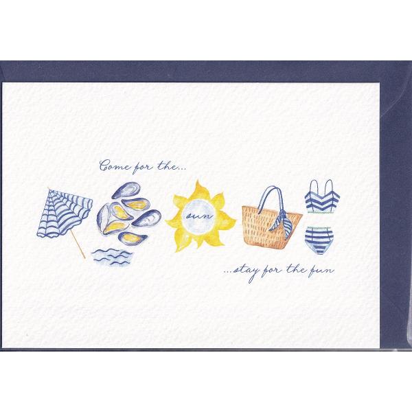 Carte postala: Come for the sun stay for the fun. Maicolorat