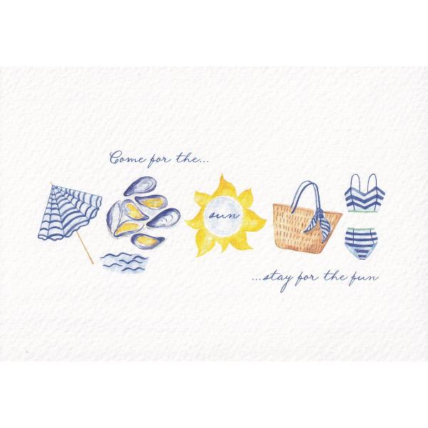 Carte postala: Come for the sun stay for the fun. Maicolorat