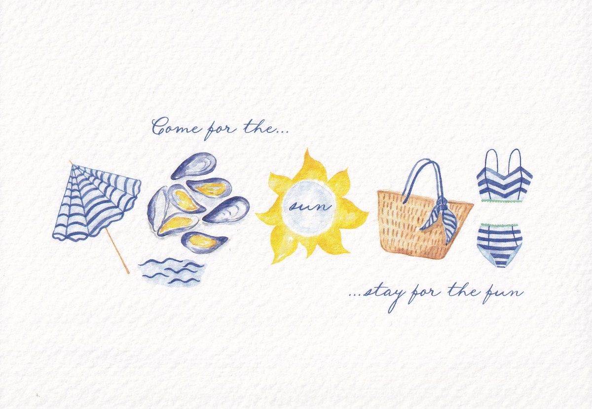 Imaginea produsului 'Carte poștală: Come for the sun stay for the fun. Maicolorat'