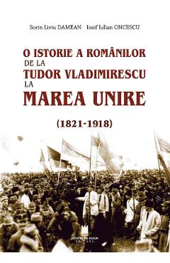 Coperta cărții 'O istorie a românilor de la Tudor Vladimirescu la Marea Unire 1821-1918 - Sorin Liviu Damean, Iosif Iulian Oncescu'