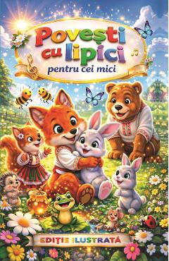 Coperta cărții 'Povești cu lipici pentru cei mici'