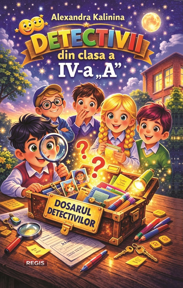 Coperta cărții 'Detectivii din clasa a IV-a A - Alexandra Kalinina'