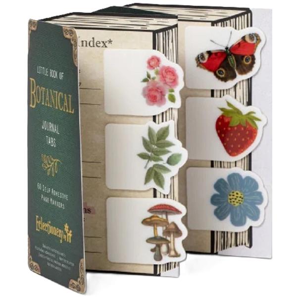 Semne de carte adezive. Jurnal eclectionery tabs. Botanical