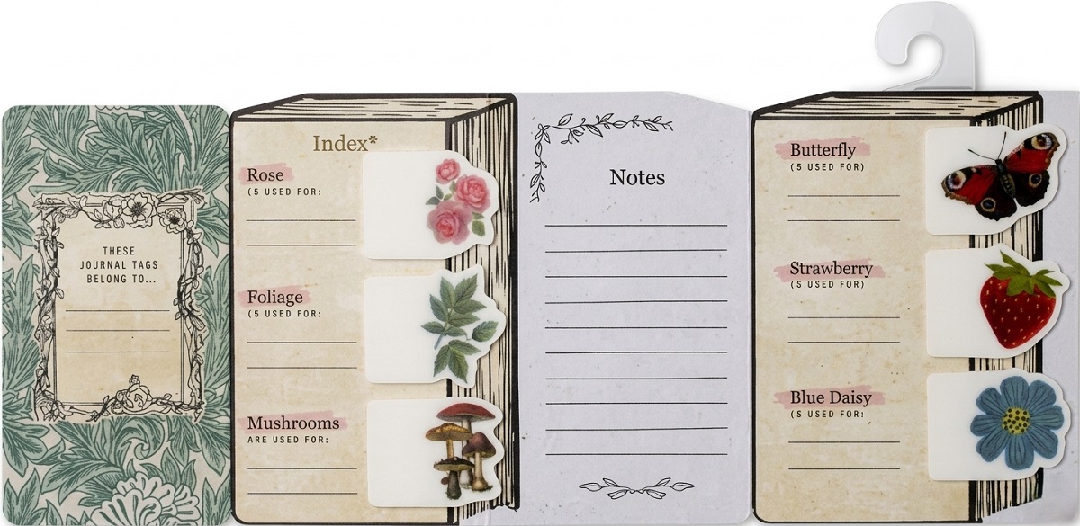 Imaginea produsului 'Semne de carte adezive. Jurnal eclectionery tabs. Botanical'