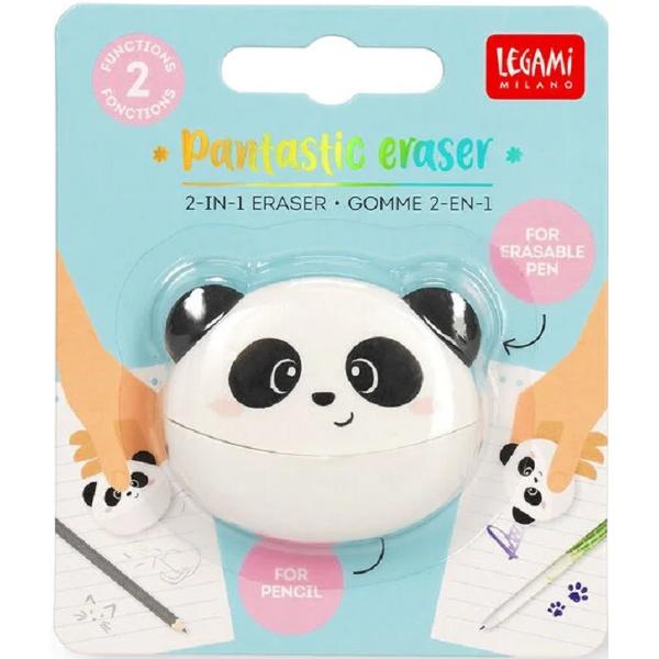 Radiera 2 in 1. Panda Pantastic