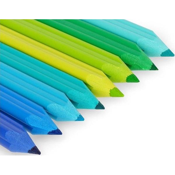 Set 24 creioane colorate + ascutitoare. Teddy friends