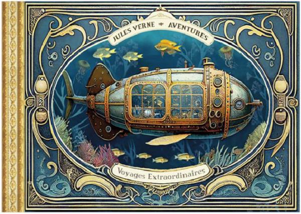 Imaginea produsului 'Caiet ilustrat: Jules Verne'