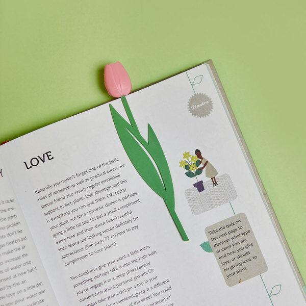 Semn de carte: Lalea roz