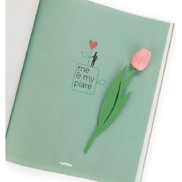 Semn de carte: Lalea roz