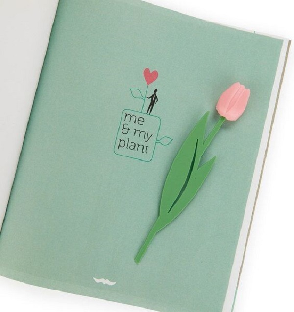 Imaginea produsului 'Semn de carte: Lalea roz'