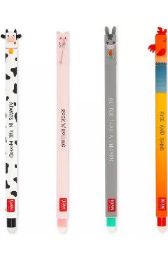 Imaginea produsului 'Set 4 pixuri cu cerneală termosensibilă: Animale de la fermă'