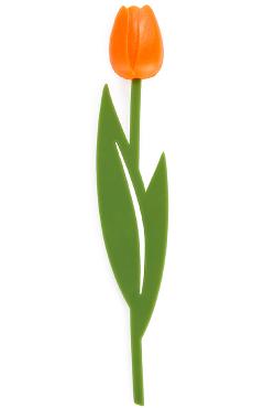 Imaginea produsului 'Semn de carte: Lalea portocalie'