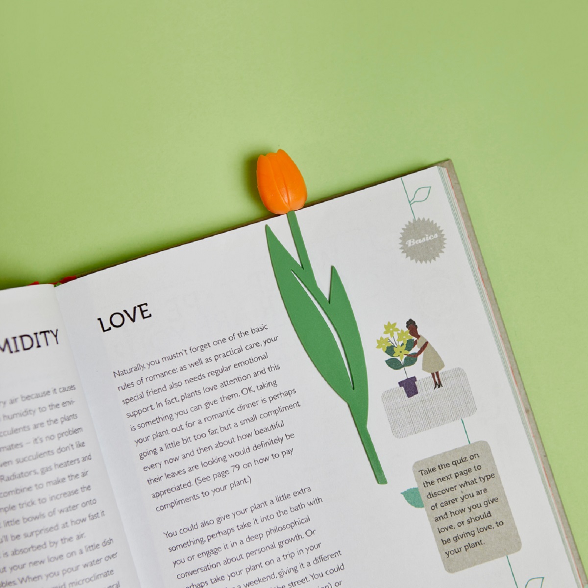 Imaginea produsului 'Semn de carte: Lalea portocalie'