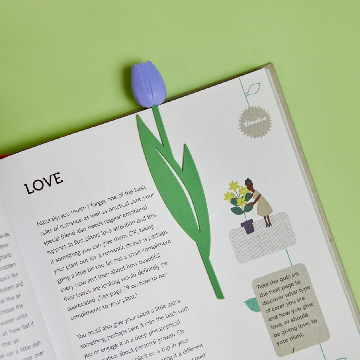 Imaginea produsului 'Semn de carte: Lalea mov'