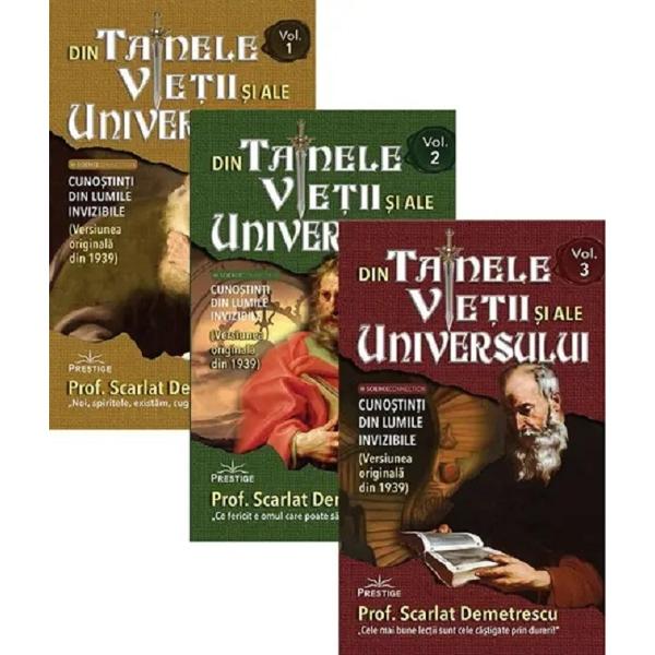 Pachet 3 volume. Din tainele vietii si ale Universului - Scarlat Demetrescu