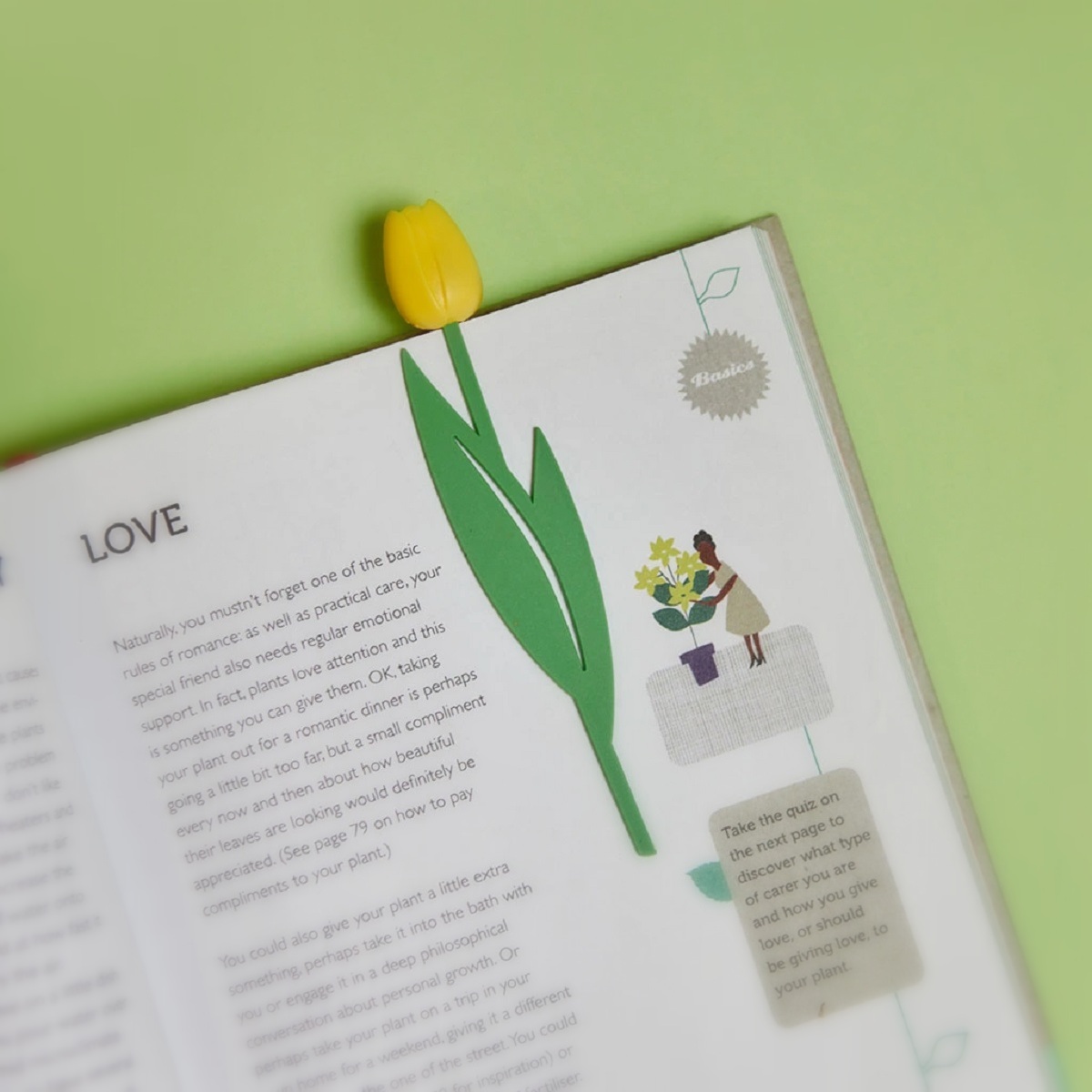 Imaginea produsului 'Semn de carte: Lalea galbenă'