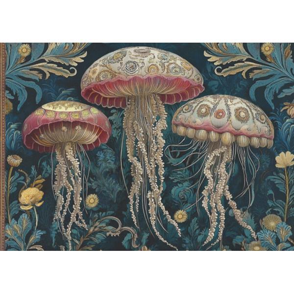 Caiet ilustrat: Nouveau Meduses