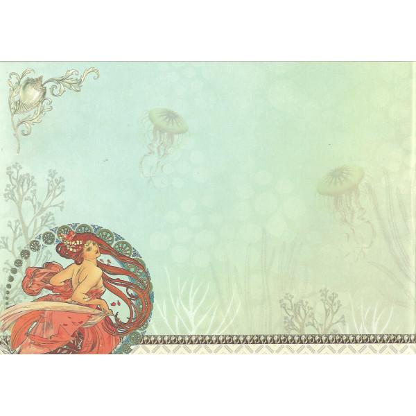 Caiet ilustrat: Nouveau Meduses