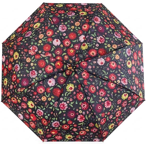 Umbrela: Flori roz, rosu, galben