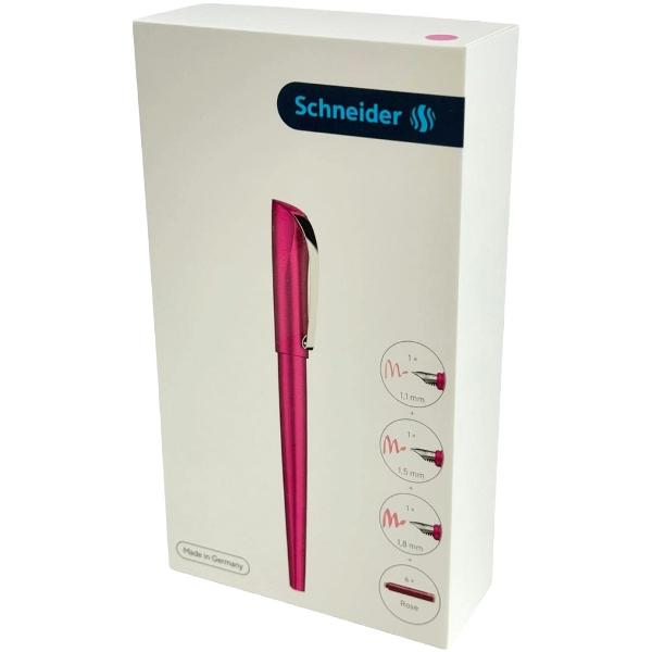 Set cadou stilou caligrafie Callissima roz