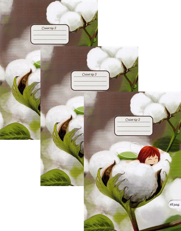 Imaginea produsului 'Set 3 caiete A5 Tip 2. Cotton Soft'