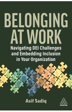 Coperta cărții 'Belonging at Work - Asif Sadiq'