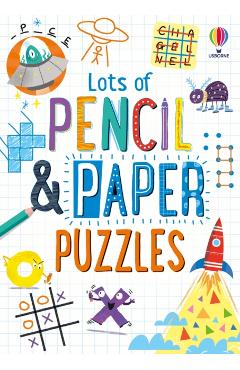 Coperta cărții 'Lots of Pencil and Paper Puzzles - Sarah Russell'